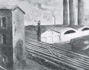 Mario Sironi, Paesaggio urbano, 1921. Milano, collezione Emilio Jesi