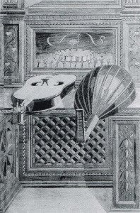 Urbino, Palazzo Ducale, Tarsia nello studiolo di Federcio Montefeltro
